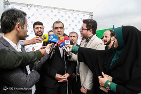 مراسم بدرقه‌ کاروان بهداشت و درمان اربعین حسینی