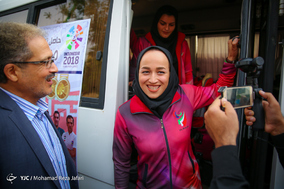 مراسم استقبال از قهرمانان پارا المپیک آسیایی جاکارتا-اصفهان