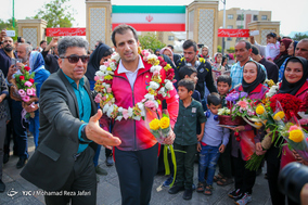 مراسم استقبال از قهرمانان پارا المپیک آسیایی جاکارتا-اصفهان