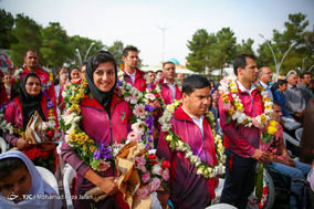 مراسم استقبال از قهرمانان پارا المپیک آسیایی جاکارتا-اصفهان