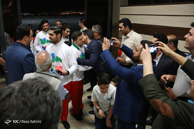 مراسم استقبال از قهرمانان پارا المپیک آسیایی جاکارتا-کرمانشاه