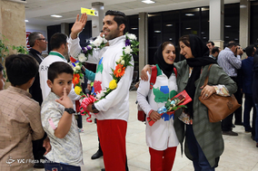 مراسم استقبال از قهرمانان پارا المپیک آسیایی جاکارتا-کرمانشاه