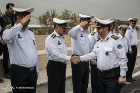 رزمایش ترافیکی پلیس راهور به مناسبت اربعین