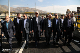 مراسم بهره‌برداری از قطعه شمالی بزرگراه شهید صیاد شیرازی