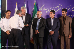 مراسم بهره‌برداری از قطعه شمالی بزرگراه شهید صیاد شیرازی
