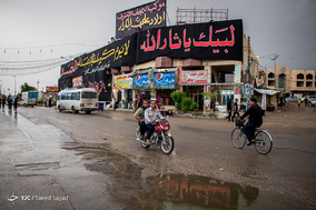 بارش باران رحمت الهی در نجف اشرف‎