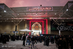 بارش باران رحمت الهی در نجف اشرف‎