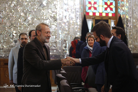 دیدار هیات پارلمانی فرانسه با رئیس مجلس