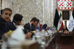 دیدار هیات پارلمانی فرانسه با رئیس مجلس