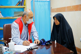 ارائه خدمات درمانی به زائران اربعین حسینی در نجف اشرف