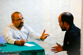 ارائه خدمات پزشکی به زائرین اربعین حسینی در پایگاه مستقر عمود ۲۸۵