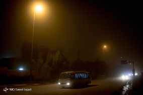 گرد و غبار در آسمان کربلای معلی