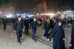 گرد و غبار در آسمان کربلای معلی