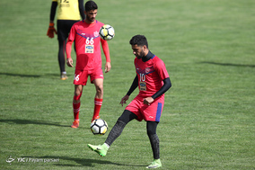 تمرین تیم فوتبال پرسپولیس