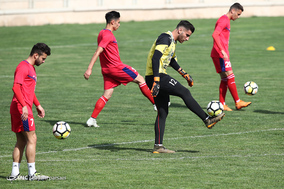 تمرین تیم فوتبال پرسپولیس