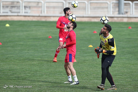تمرین تیم فوتبال پرسپولیس