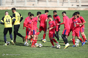 تمرین تیم فوتبال پرسپولیس