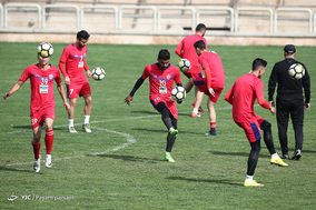 تمرین تیم فوتبال پرسپولیس