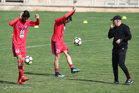 تمرین تیم فوتبال پرسپولیس