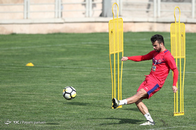 تمرین تیم فوتبال پرسپولیس