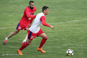 تمرین تیم فوتبال پرسپولیس