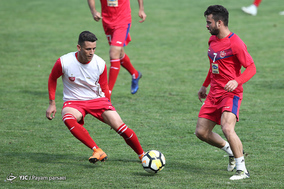 تمرین تیم فوتبال پرسپولیس
