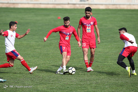 تمرین تیم فوتبال پرسپولیس