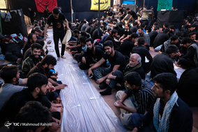 مراسم عزاداری شب اربعین در کربلا