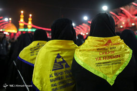 عزاداری در بین الحرمین در شب اربعین حسینی