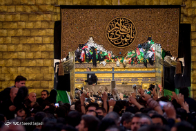 عزاداری در بین الحرمین در شب اربعین حسینی 2