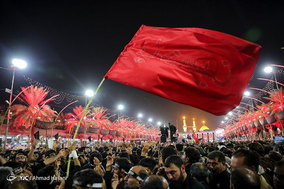 عزاداری در بین الحرمین در شب اربعین حسینی