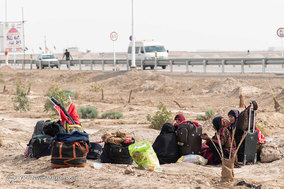خروج زائران اربعین حسینی از مرز شلمچه