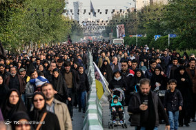 راهپیمایی جاماندگان اربعین حسینی در تهران