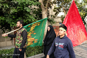 راهپیمایی جاماندگان اربعین حسینی در تهران