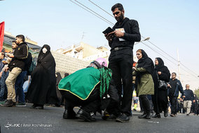 راهپیمایی جاماندگان اربعین حسینی در تهران-