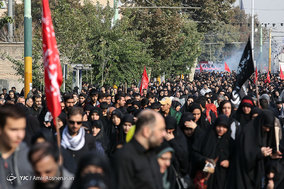 راهپیمایی جاماندگان اربعین حسینی در تهران-