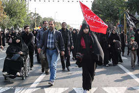 راهپیمایی جاماندگان اربعین حسینی در تهران-