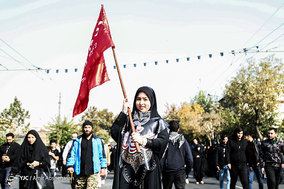 راهپیمایی جاماندگان اربعین حسینی در تهران-