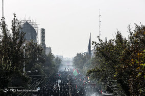راهپیمایی جاماندگان اربعین حسینی در تهران-