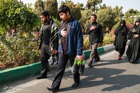 راهپیمایی جاماندگان اربعین حسینی در تهران-