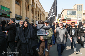 راهپیمایی جاماندگان اربعین حسینی در تهران-