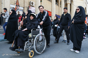 راهپیمایی جاماندگان اربعین حسینی در تهران-