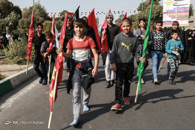راهپیمایی جاماندگان اربعین حسینی در تهران-