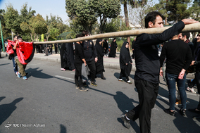 راهپیمایی جاماندگان اربعین حسینی در تهران-