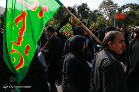راهپیمایی جاماندگان اربعین حسینی در تهران-