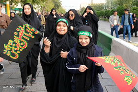 راهپیمایی جاماندگان اربعین حسینی در تهران-4