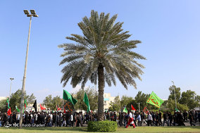 راهپیمایی جاماندگان اربعین حسینی در کیش
