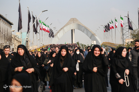 راهپیمایی جاماندگان اربعین حسینی در تهران