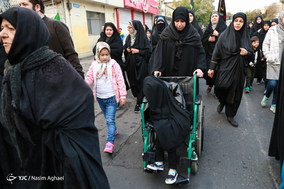 راهپیمایی جاماندگان اربعین حسینی در تهران
