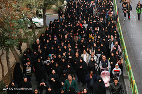 راهپیمایی جاماندگان اربعین حسینی در تهران